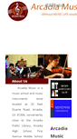 Mobile Screenshot of musicinarcadia.com